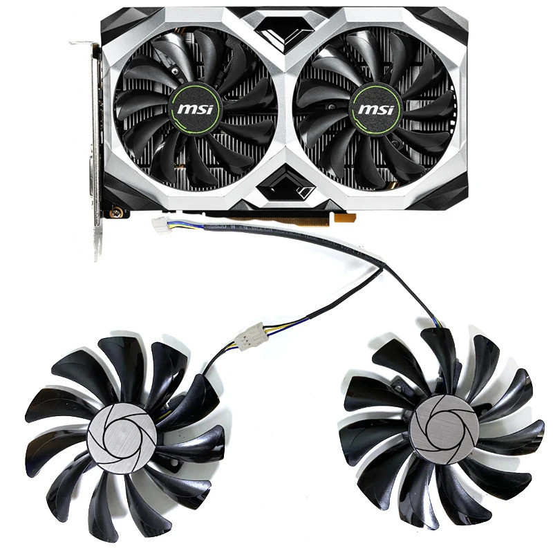 2ps MỚI HA9010H12F-Z 85MM 4PIN RTX2060 Quạt Làm Mát Cho MSI GeForce RTX 2060 VENTUS XS C 6G OCV1 GTX