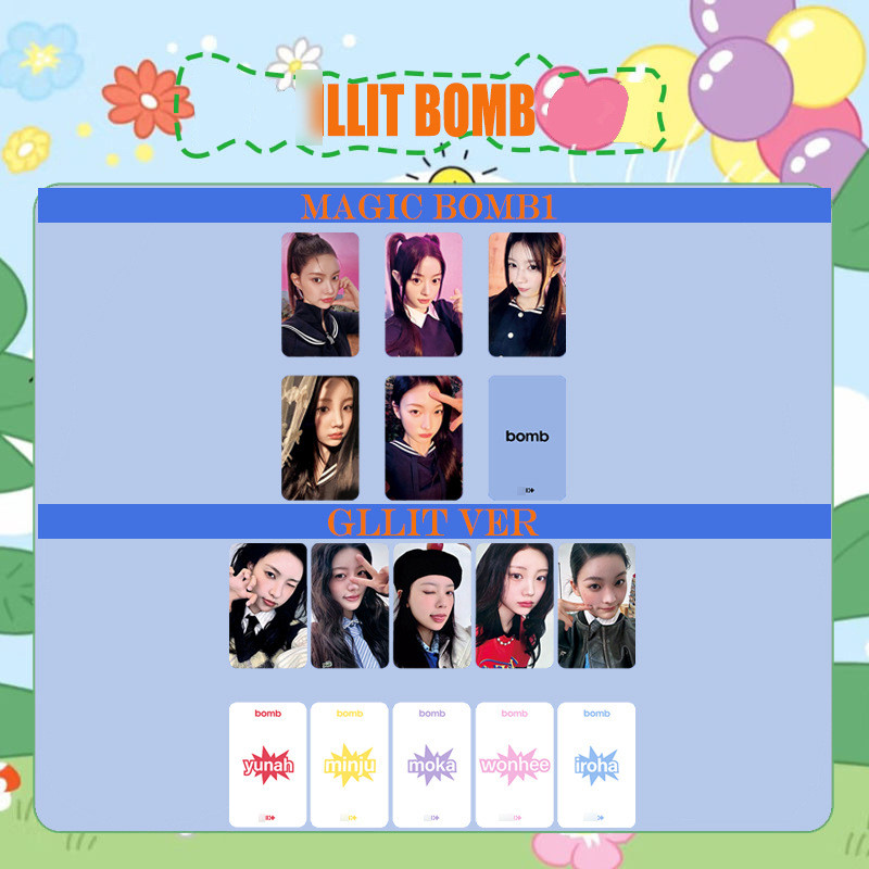 ILLIT Chuyên Gia Mới BOMB Kết Hợp GLLIT MAG IC Card MINJU MOKA IROHA WONHEE Thẻ Nhỏ 2026.3.17