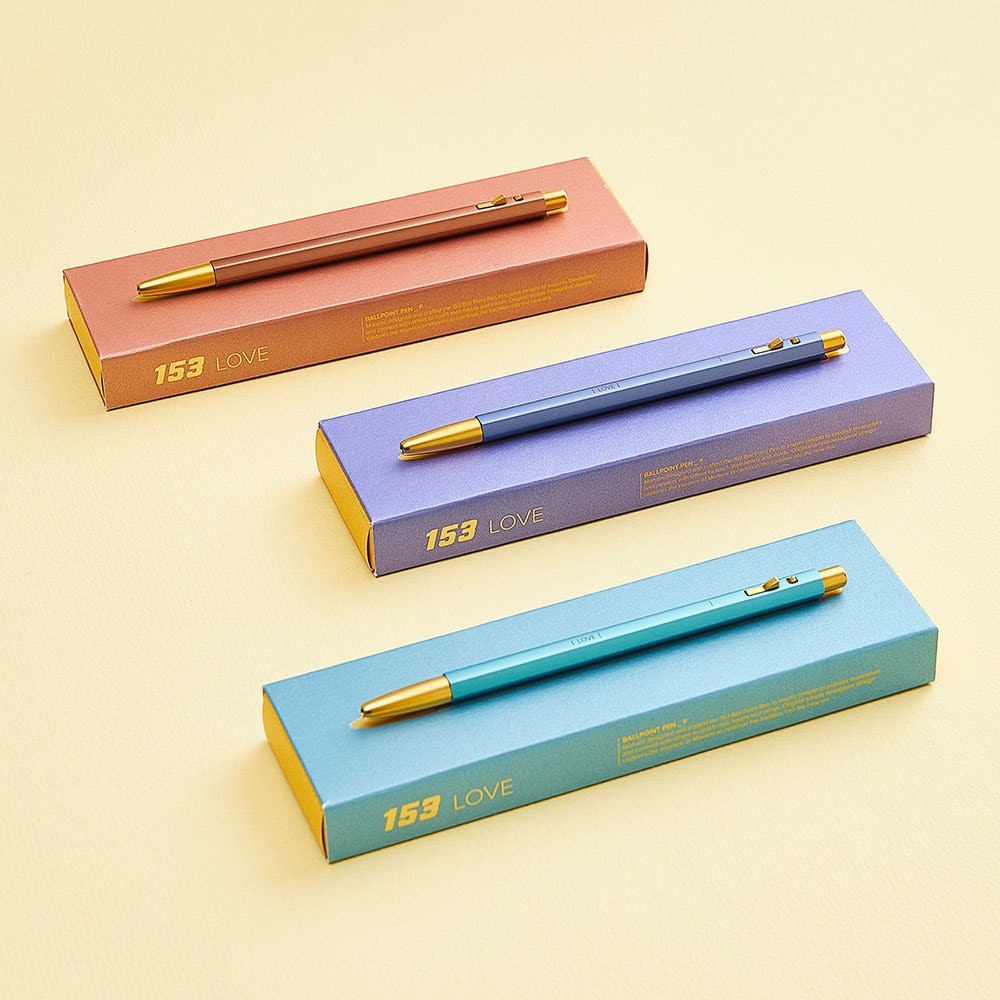 Monami 153 Love / High Quality Ballpoint pen / 0.7mm / FX-4000