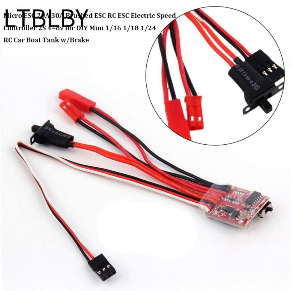Bộ điều khiển tốc độ điện LTBLBY, Bàn chải 10A / 15A / 20A / 30A ESC RC ESC Micro ESC 20A 30A, Bình 