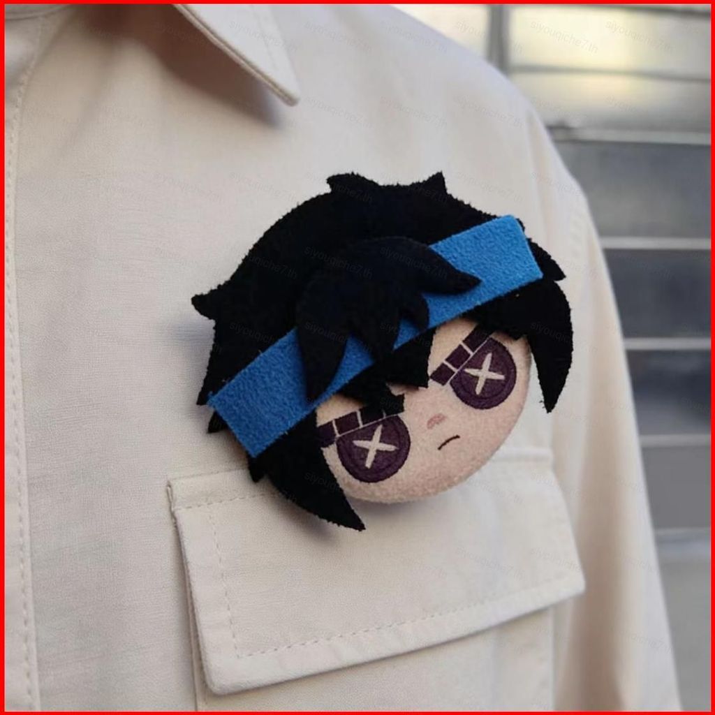 SY Identity V Ganji Gupta Batter Plushie Dễ Thương Sang Trọng Pin Huy Hiệu Hoạt Hình Thổ Cẩm