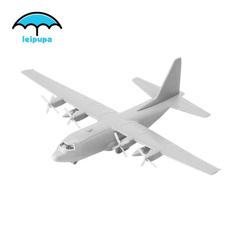 1 / 144 Máy Bay Vận Chuyển Mô Hình Máy Bay Đồ Chơi 4D Lắp Ráp Mô Hình US C130 Thu Nhỏ