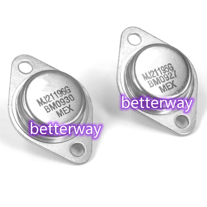 1 cặp = 2 cái 1 cái MJ21195G + 1 cái MJ21196G MJ21196 MJ21195 TO-3 new betterway