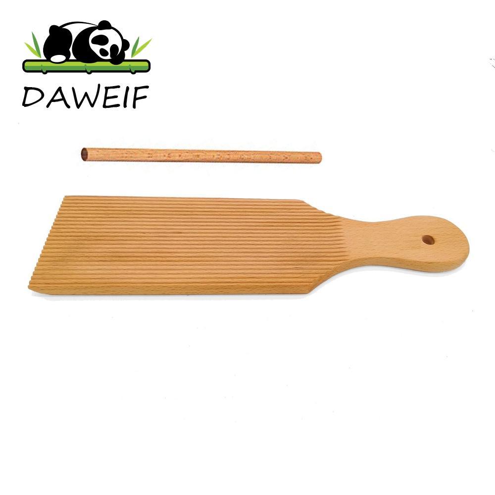 DAWEIF Gnocchi Con Lăn Popsicles Chính Hãng Nhà Bếp Sử Dụng Tại Nhà Dễ Dàng Làm Mì Bàn Gỗ Gnocchi Ba