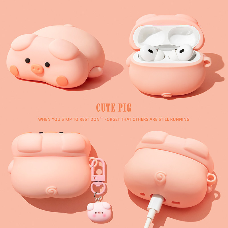 Thích hợp cho hộp bảo vệ airpod4 airpodpro2 Vỏ bảo vệ pro3 Vỏ tai nghe Bluetooth Apple dễ thương Air