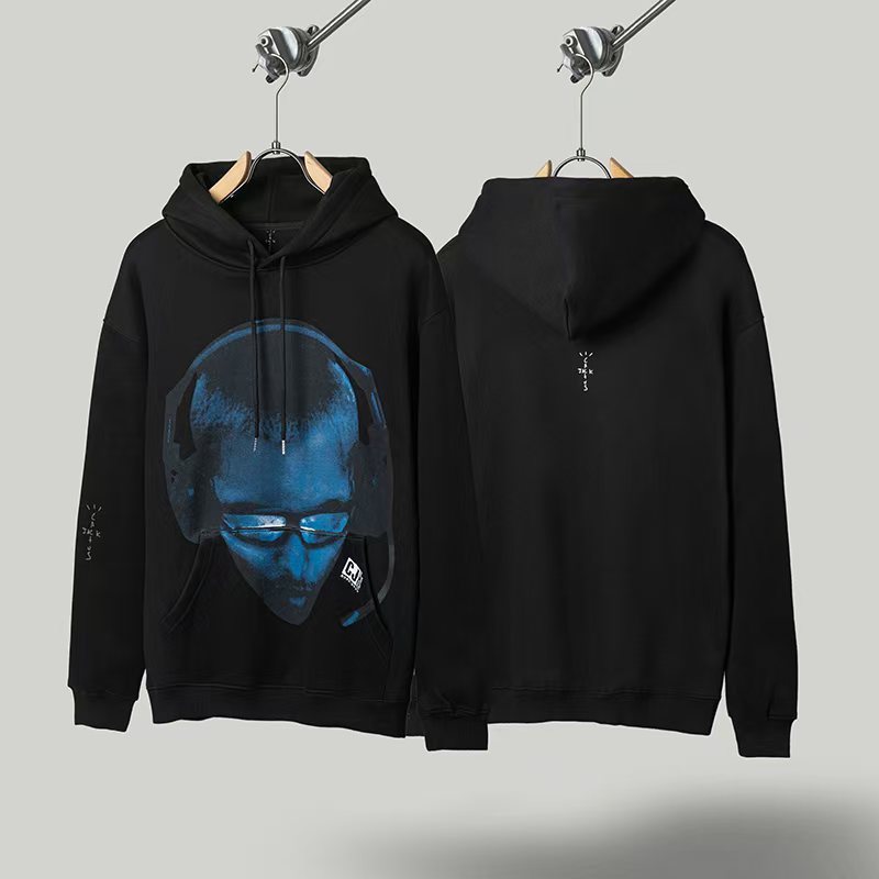 NPFP Travis Scott Cactus Jack Corrupted PS Collaborative Game Console Portrait Hoodie