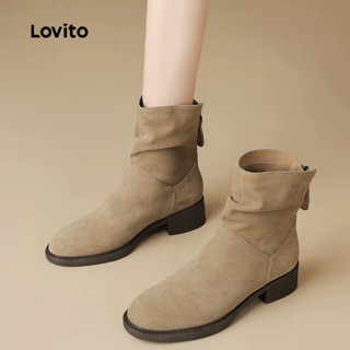 Lovito Giày bốt cổ điển và đa năng thường ngày dành cho phụ nữ (Vietnamese) LFA103089