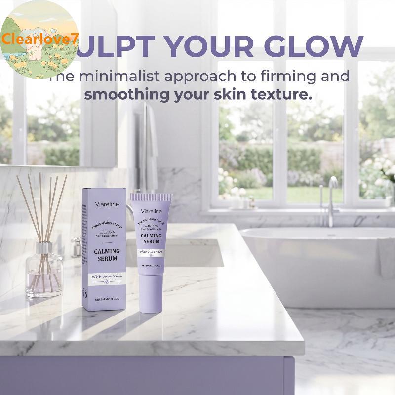 Clearlove Facial Calming Serum Hydrates Inhibitor Ngăn ngừa bó sát Da Dưỡng ẩm Tinh tế Chăm sóc da V
