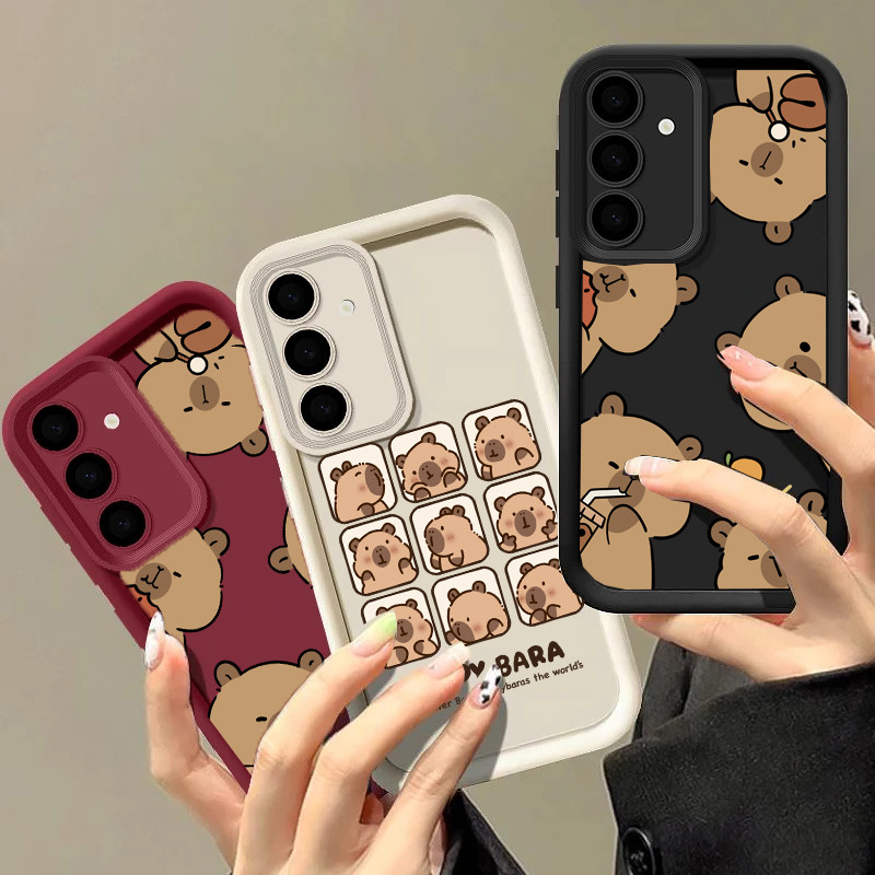 Vỏ hoạt hình Capybara dễ thương cho Infinix itel A90 A80 Note 40S 4G TECNO POVA 6 Pro 7 5G SPARK 40C