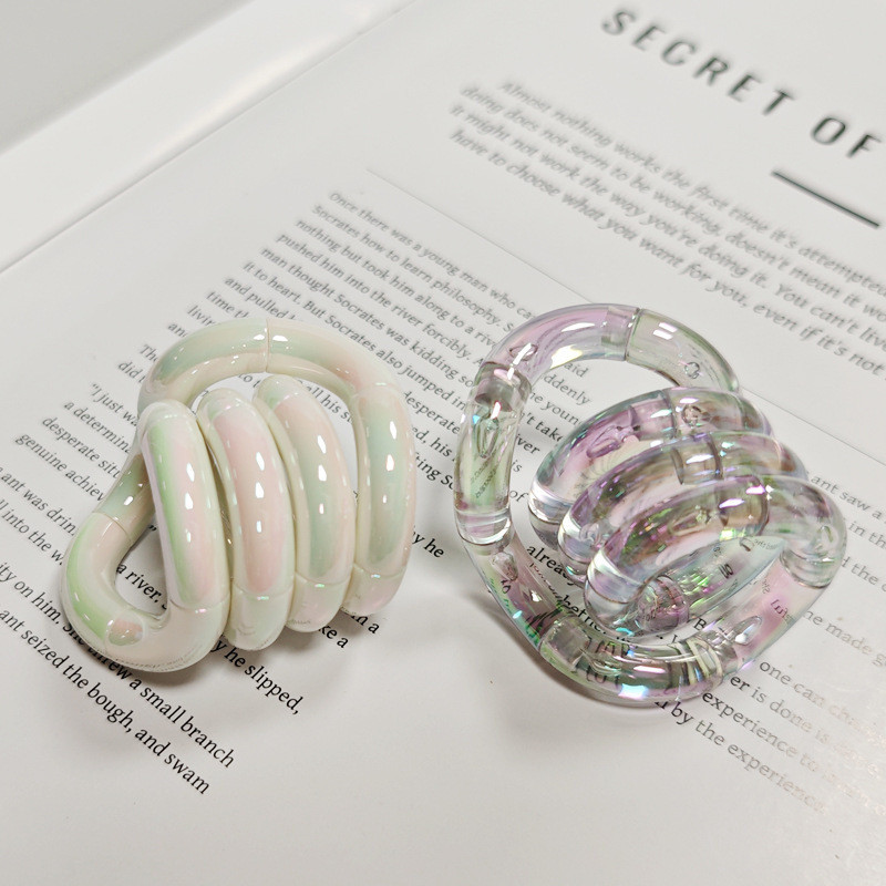 Tangle Tangle Tangle Gem Mạ điện Pha lê Thay đổi nhiệt độ ADHD Tập trung Đào tạo Quà tặng Đồ chơi gi