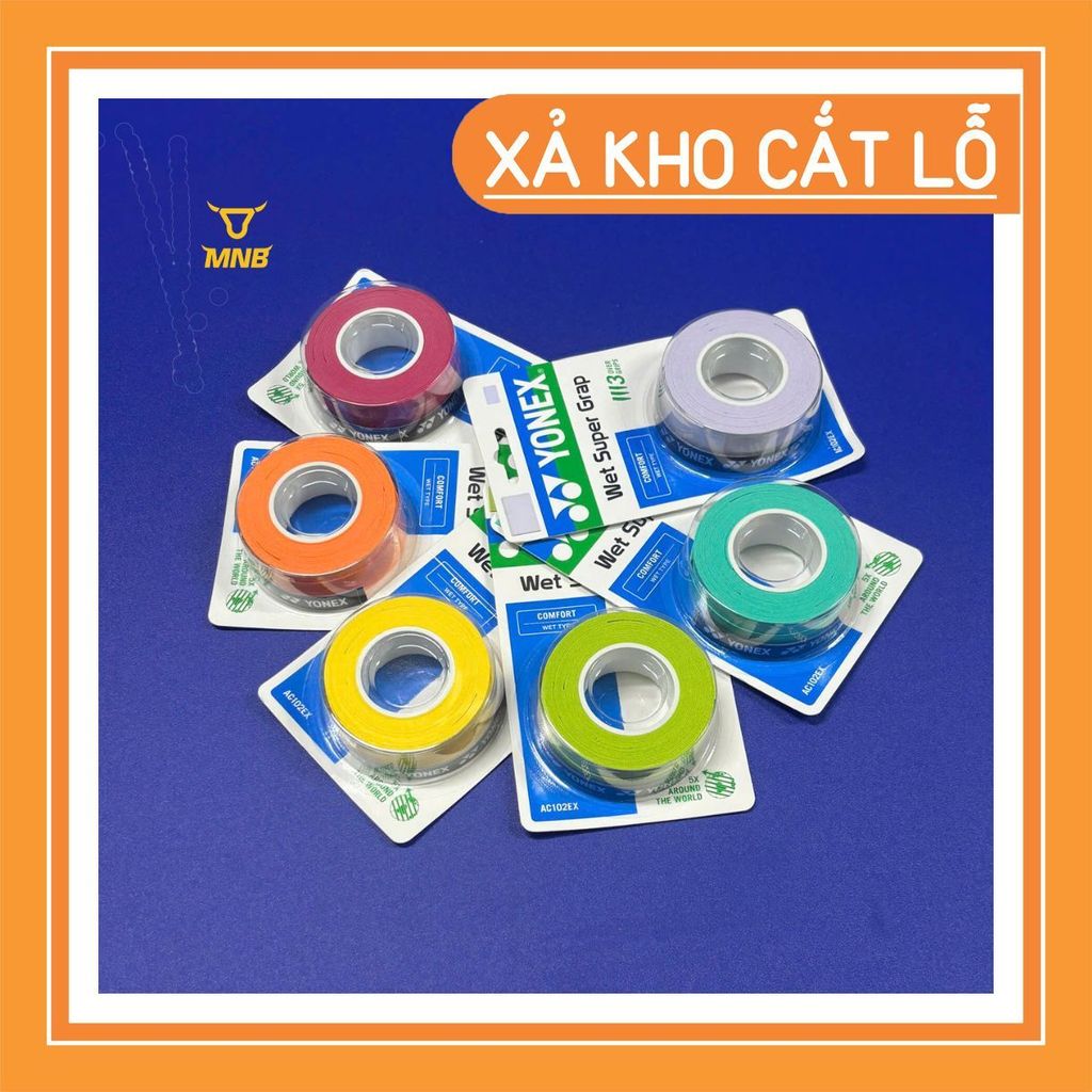 [Hàng chính hãng] Quấn cán cuộn Yonex (3 in 1), Quấn Cán Vợt YONEX AC102EX