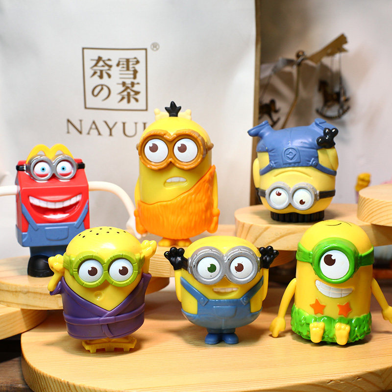 Chính Hãng McDonald 's Minions Minions Đôi Mắt To Dễ Thương Despicable Me Búp Bê Đồ Chơi Mô Hình Tra