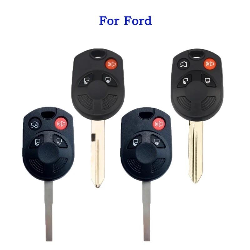 Hindley 3 / 4 Nút Vỏ Chìa Khóa Từ Xa Ô Tô Cho Xe Ford Mercury Edge Escape Expedition Flex Fusion Mus