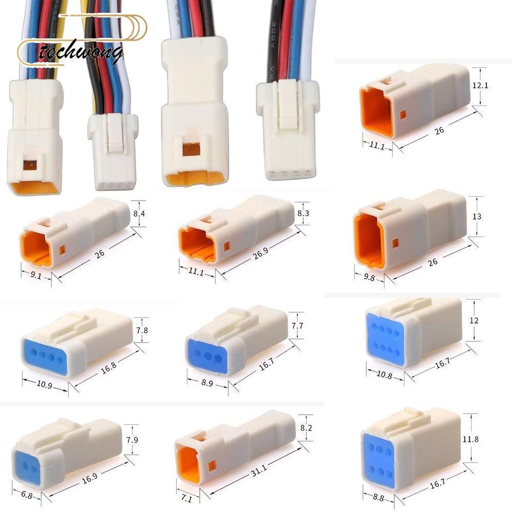 Đầu nối cáp chống nước ô tô TECHWONG, JST JWPF Type JWPF-VSLE-S JST JWPF Nam Nữ Mông Cắm, Phụ kiện ô