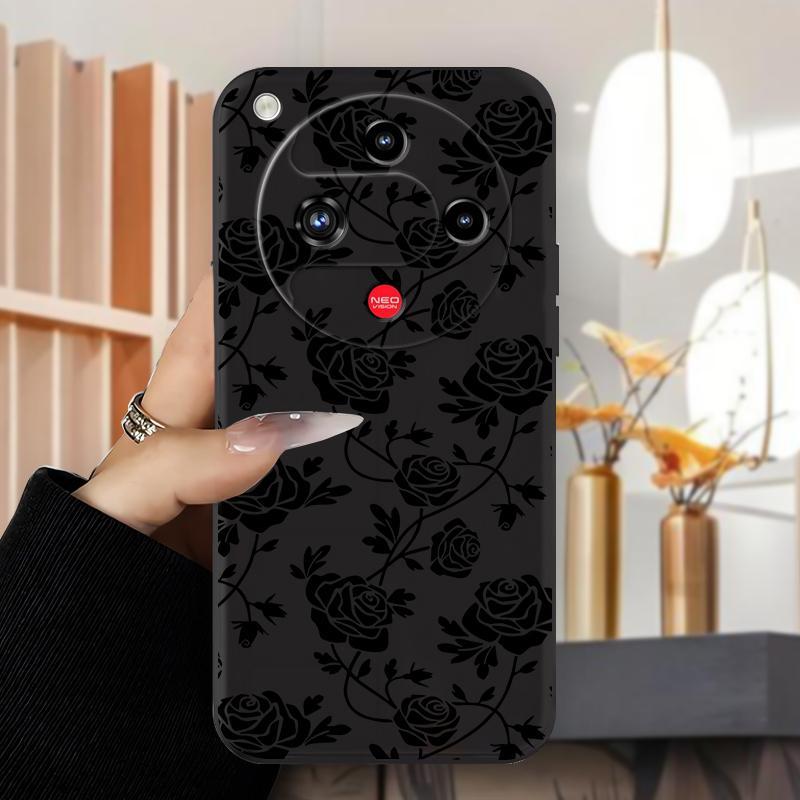 Ốp điện thoại Cho ZTE Nubia RedMagic 10 Air Nubia Focus 2 Nubia Z70S Ultra Luxury Dark Rose Phone Ca