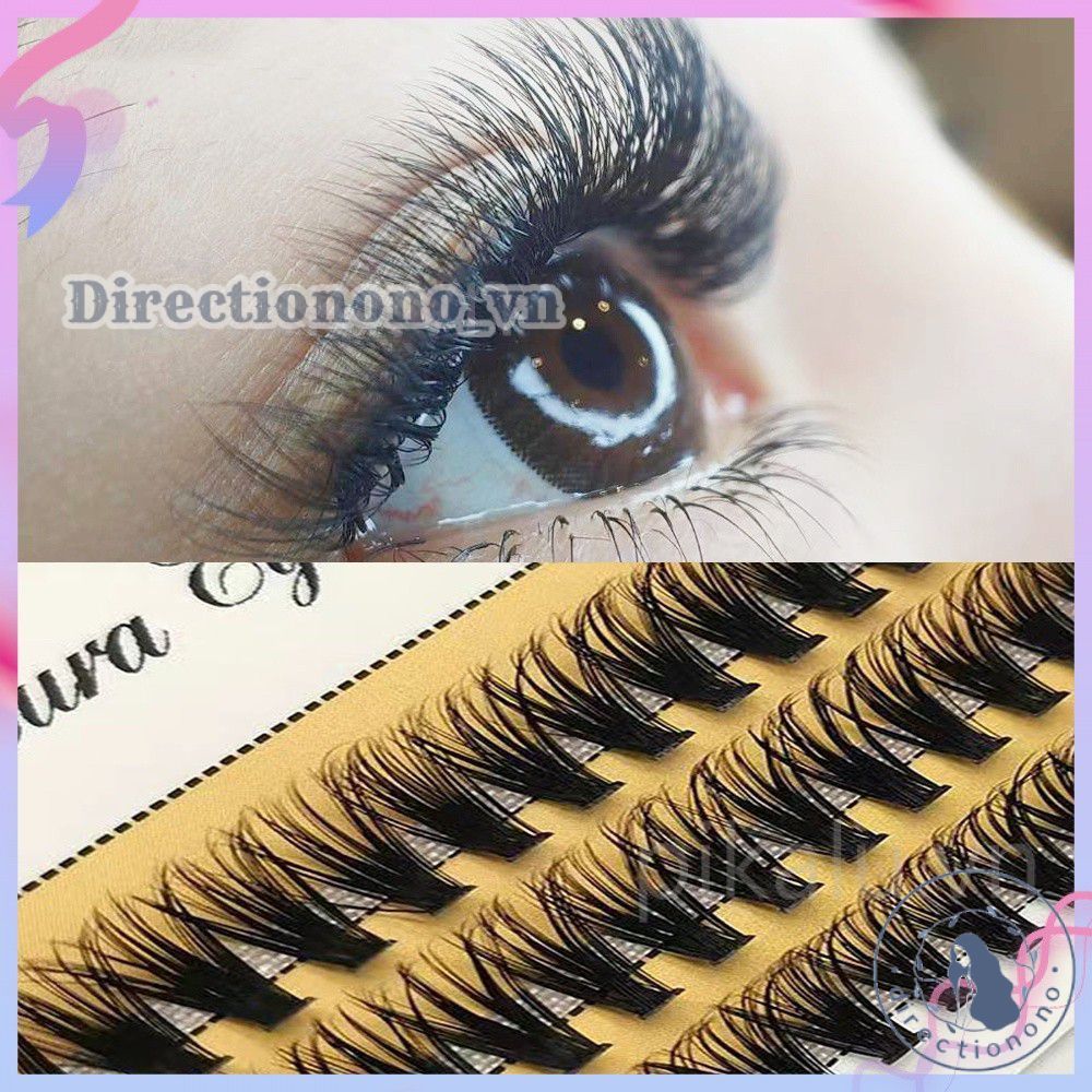 [Còn hàng] Mi giả tự nhiên 10/20/30/40D, lông chồn thật, mi rời, dụng cụ trang điểm tự làm (DIY), mi