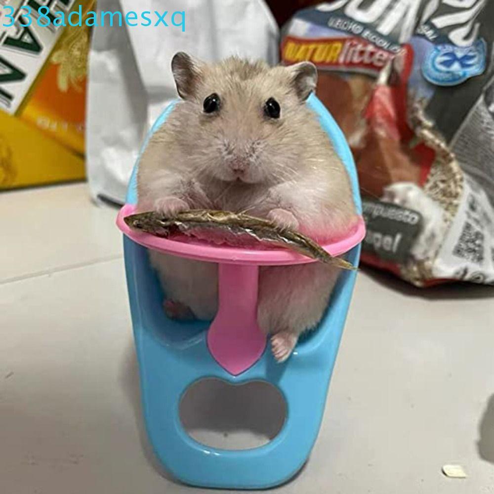 ADAMESXQB Hamster Ghế, Ghế Ăn Mini Thú Cưng Dễ Thương Thời Trang, Đồ Nội Thất Động Vật Nhựa Nhỏ Thu 