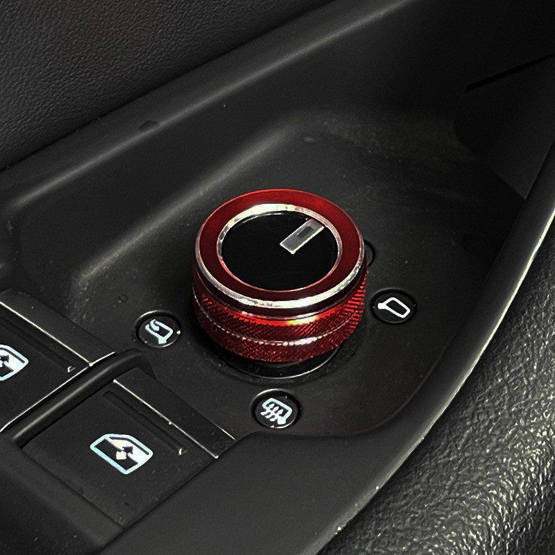 Thích hợp cho Audi RS6 RS7 RSQ8 A6 A7 A8 Q8 SQ8 Gương Chiếu Hậu Điều Chỉnh Núm Trang Trí Nhẫn