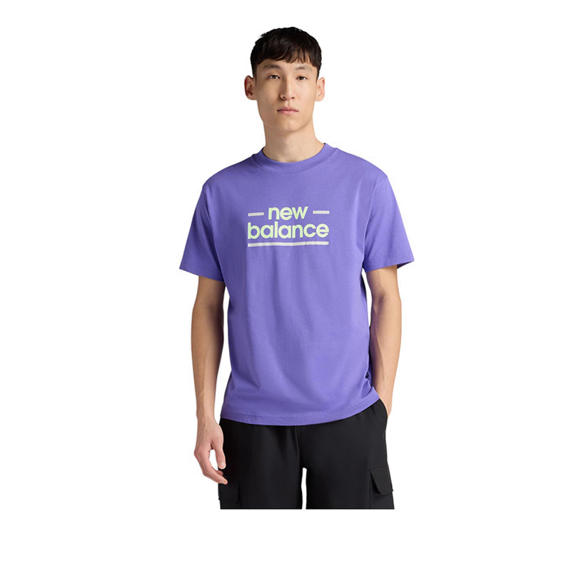 Áo Thun New Balance Linear Lines Men - Purple