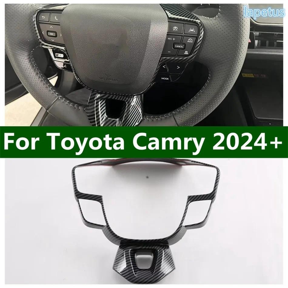 Sợi Carbon Phong Cách Vô Lăng Đáy Trang Trí Nội Thất Khung Bao Viền Phù Hợp Cho Xe Toyota Camry 2024