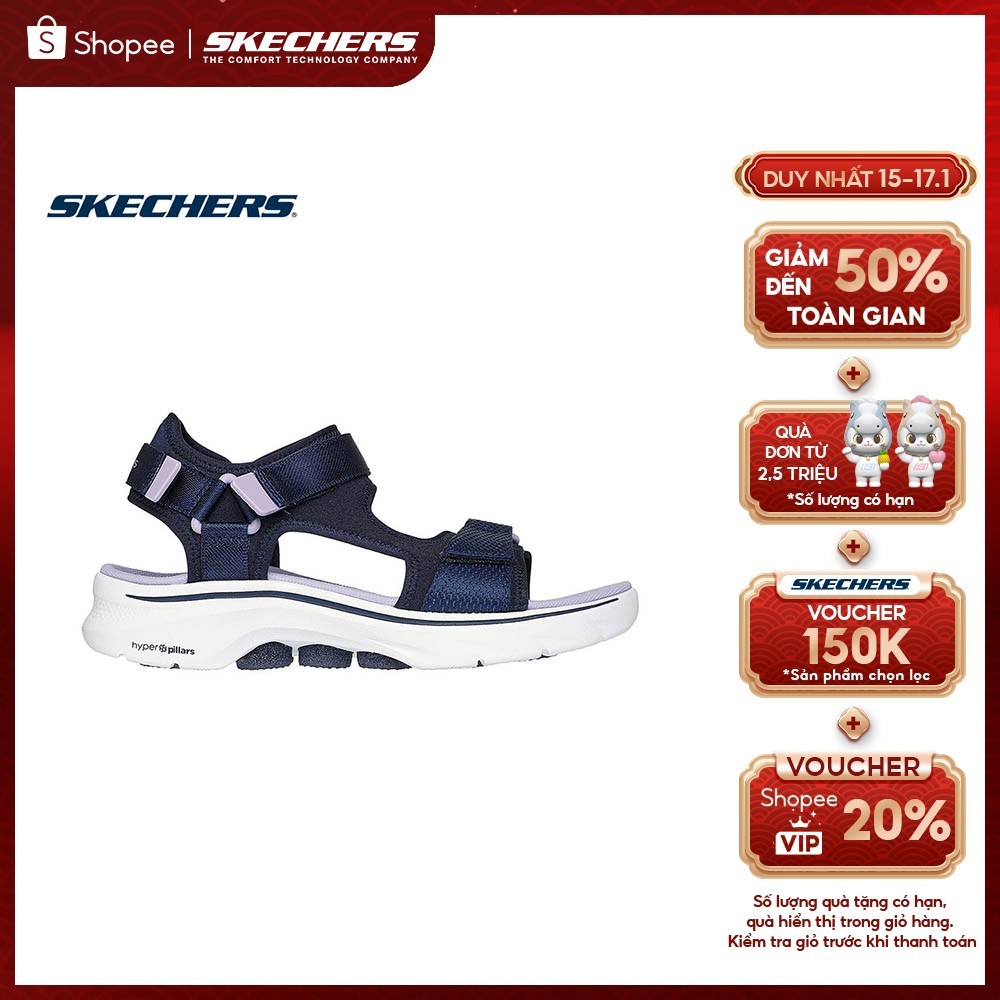 Xăng Đan/Dép Nữ Skechers On-The-GO GOwalk 7 Sandal Landon Đi Bộ - 141064-NVPR Goga Mat