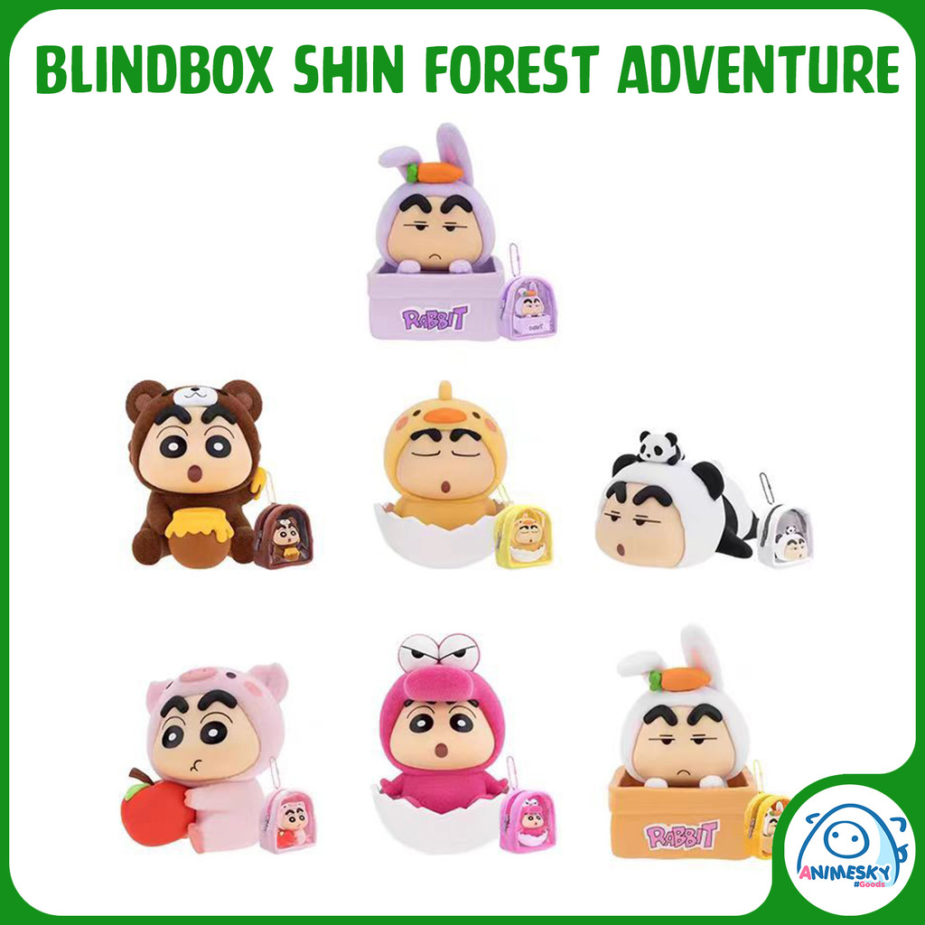 [Blind Box] Mô Hình Crayon Shin-Chan Cậu Bé Bút Chì Khu Rừng Thần Bí Chính Hãng - Mô hình Shin-chan