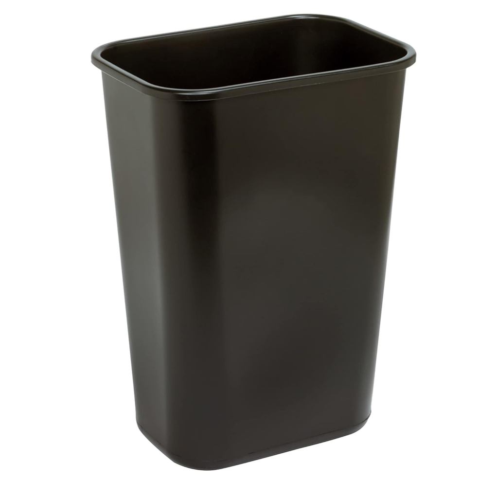 Thùng rác Office Depot, 10,25 gallon, 20 1 / 2in.H x 15 1 / 2in.W x 11 1 / 2in.D, Đen, WB0196
