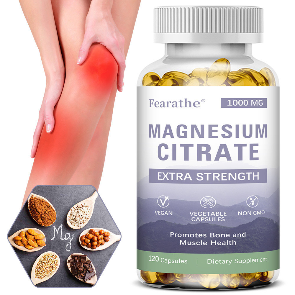 Thực Phẩm Bổ Sung Magie Citrate Hỗ Trợ Hệ Thần Kinh, Sản Xuất Năng Lượng Và Xương Khớp Chắc Khỏe