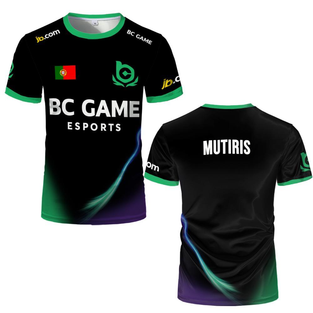 Mới CS2 BC.Game Esports Jersey S1mple Pro League Cầu Thủ Huấn Luyện Đồng Phục Unisex Thoáng Khí Thể 