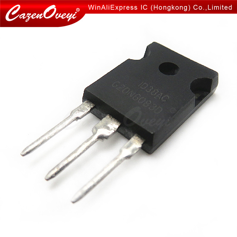 5 Cái / lốc HGTG20N60B3 HG20N60B3 G20N60B3D TO-247 IGBT600V 40A Còn Hàng