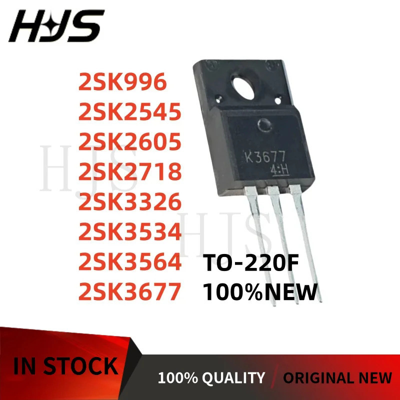 5 Chiếc 2SK996 2SK2545 2SK2605 2SK2718 2SK3326 2SK3534 2SK3564 2SK3677 TO-220F Hiệu Ứng Trường Trans