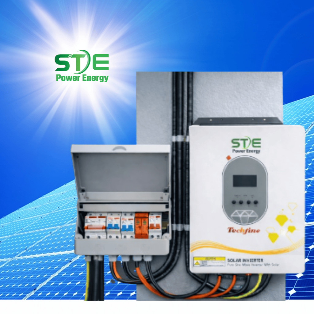INVERTER SOLAR STE TECHFINE 1600W 12V – TỦ ĐIỆN ABS CÓ CHỐNG SÉT DC – GIẢI PHÁP AN TOÀN CHO HỆ NLMT