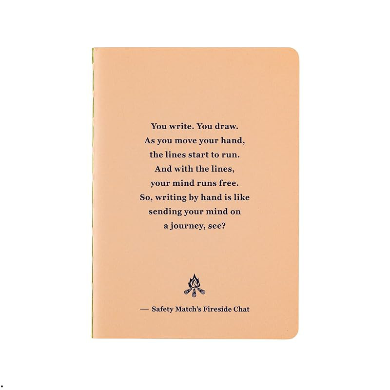 Hobonichi Techo Fireside Chat Note, ruled (B7), notebook with 7mm grid, 80 pages, planner accessory.