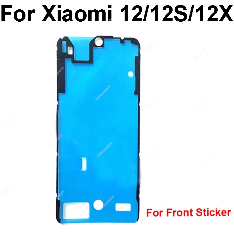 Trọn Bộ Cho Xiaomi 12 12S 12X 13 14 Pro Ultra Civi Màn Hình LCD Phía Trước Dính Pin Vỏ Keo Với Camer