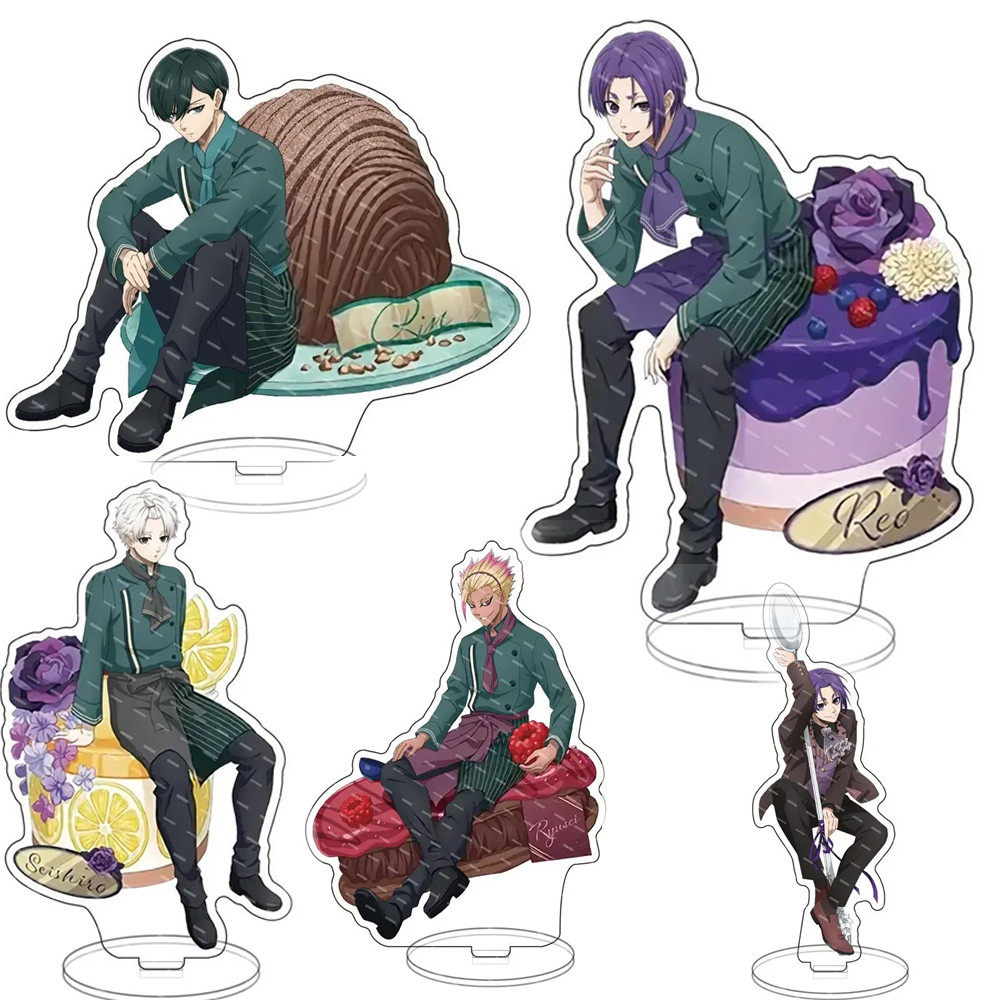 15cm Anime  Acrylic Stand Sexy Boy Ryusei Shidou Figure Pajamas Seishiro Nagi Desk Ornaments Rin Ito