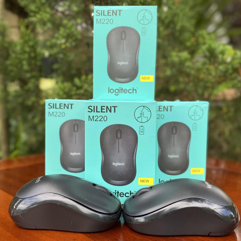 Chuột Không dây M220 Logitech phiên bản 2025 - Giảm Ôn, USB, phù hợp cho PC, Laptop - Chuột M220

