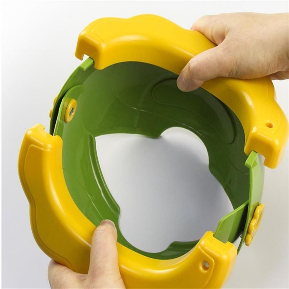 New Product#[2236People Collection]Children's Portable Folding Toilet for Outdoor Use, Banana Lion D