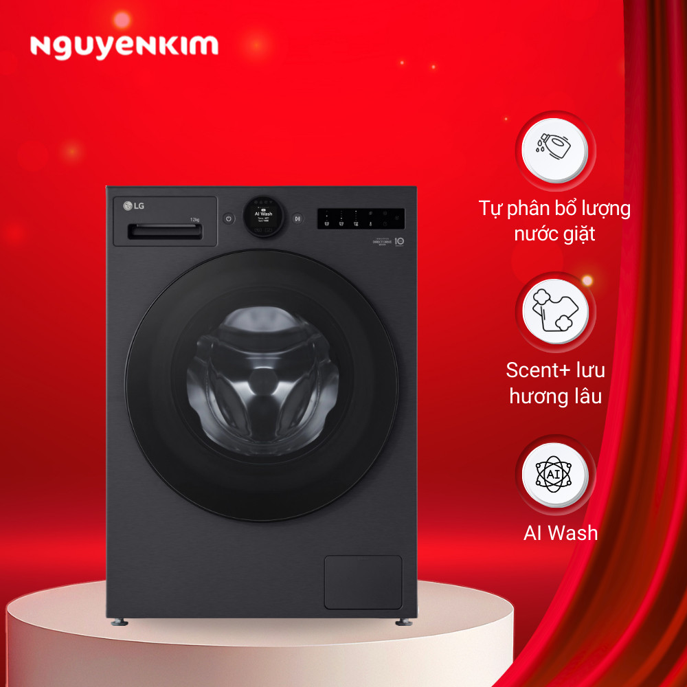 Máy giặt LG Inverter 12kg FX1412S3KAV