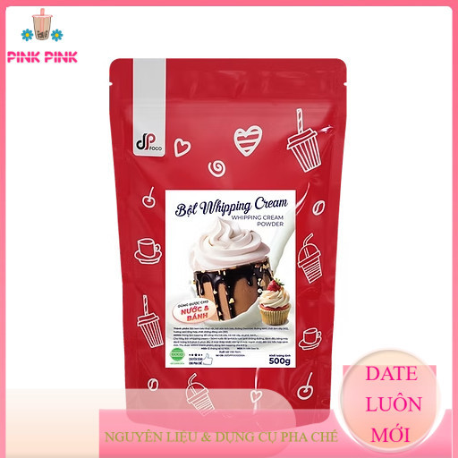 BỘT WHIPPING CREAM DPFOOD GÓI 500GTỪ PINK PINK