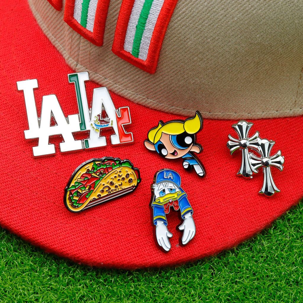 Retro Mexican Decoration Hat Pins Metal Enamel  Brooches Baseball Hat Brooches ZXPB