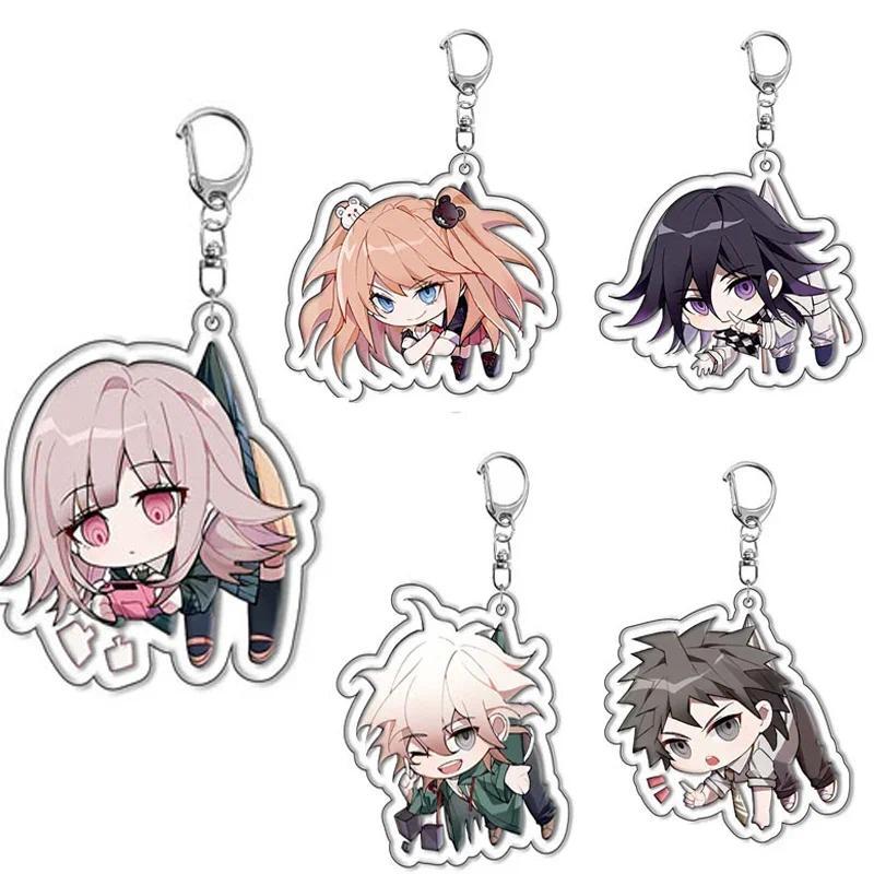 Danganronpa Double Sided Acrylic Keychain Fans Collection Anime Game Figures Nanami ChiaKi Nagito Ko