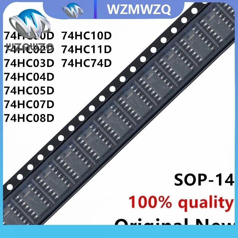 5 CHIẾC 74HC00D 74HC00 SN74HC00DR SOP-14 74HC02D 74HC03D 74HC04D 74HC05D 74HC07D 74HC08D 74HC10D 74H