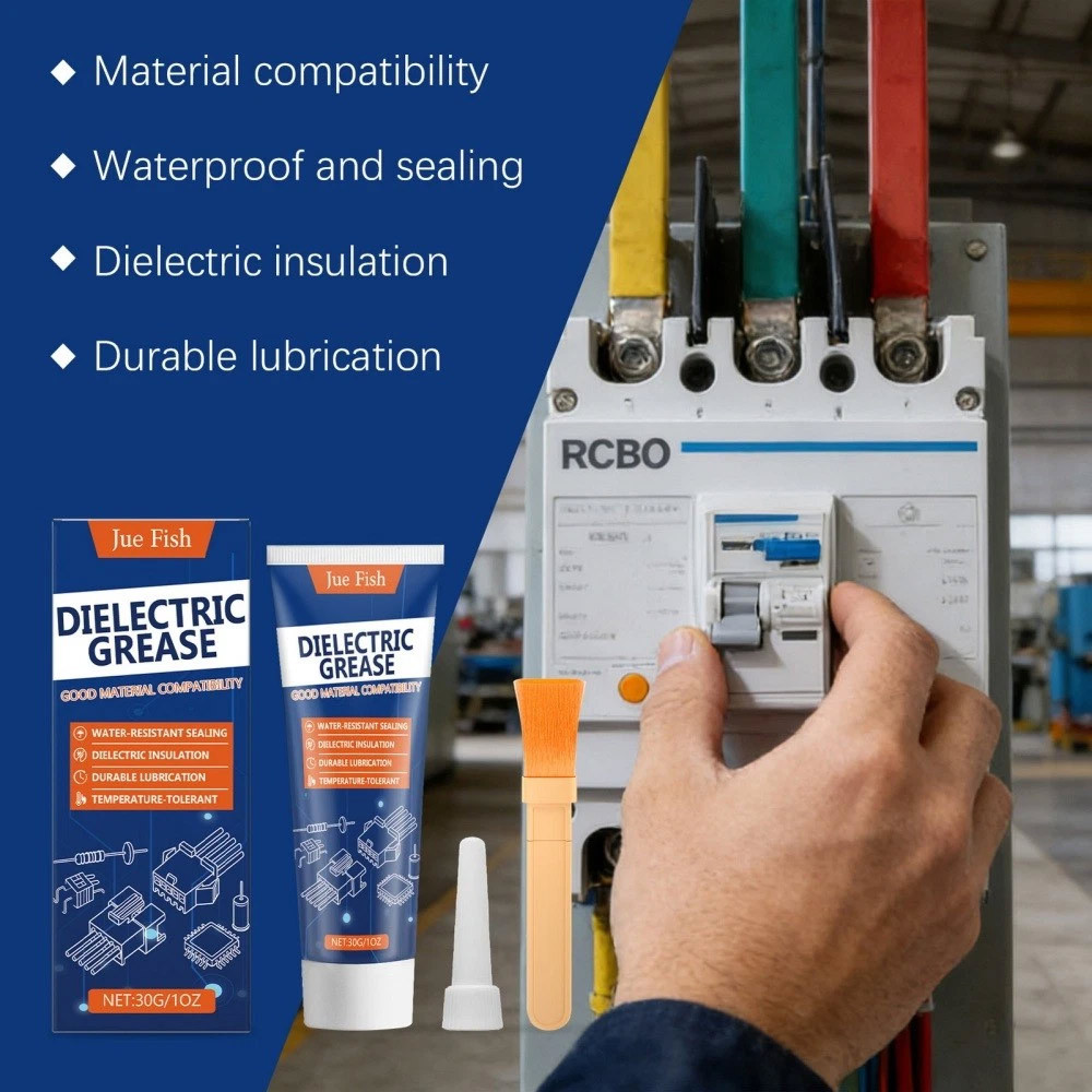 JUE FISH Dielectric Grease(30g) Waterproof Dielectric Grease Electrical Insulating