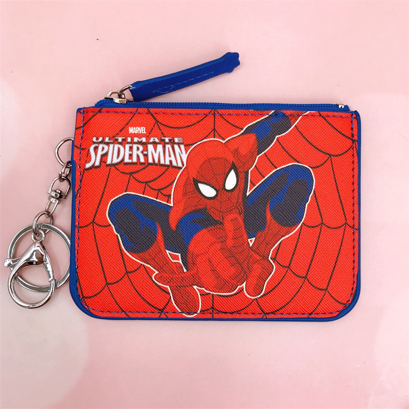 Marvel Trẻ Em Ví Ultimate Người Nhện Người Nhện Spidey Ezlink Thẻ Pass Chủ Ví Đựng Tiền Xu Móc Khóa 