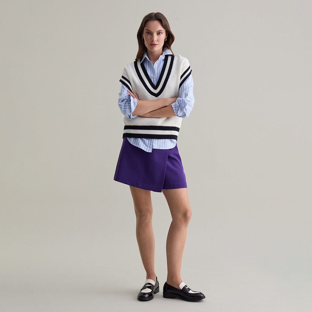 OVS - Váy Nữ Mini Skirt Purple Dove - 2066727-2066733