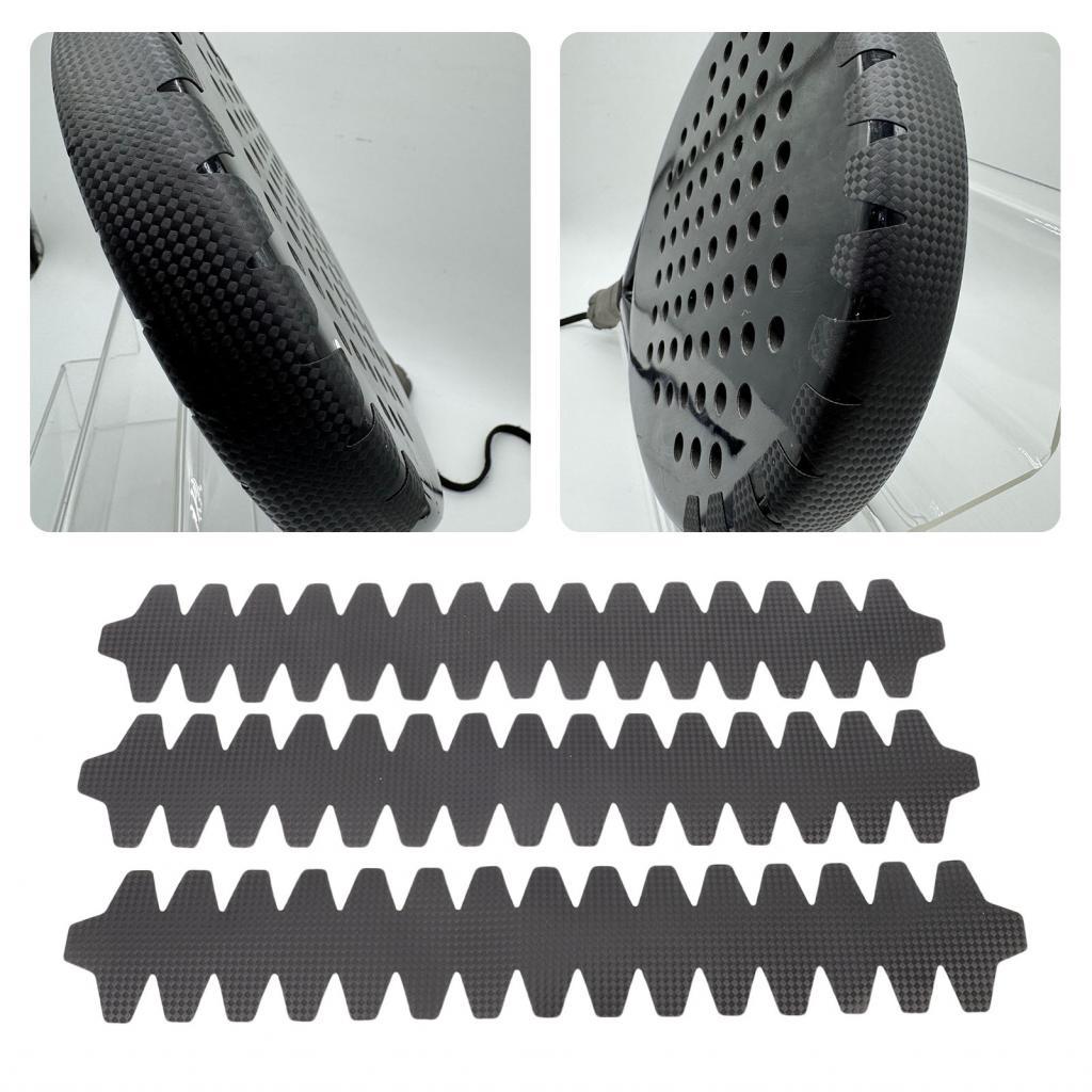 waroom01.vn 3 Miếng Dán Bảo Vệ Vợt Padel PU 15.7 Inch Khung Bảo Vệ Miếng Dán Bảo Vệ Cho Phụ Kiện Thể