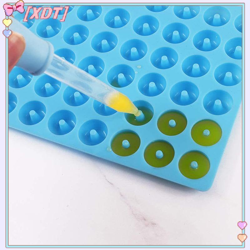 Khuôn bánh rán silicon Mini 48 lỗ XDT - Khay nướng bánh rán, bánh quy Bagel KCP