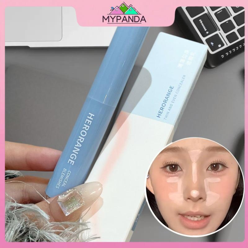 MYPANDA HERORANGE Plush Head Concealer Pen Detail Covering Dark Circles Even Skin Tone Brightening O