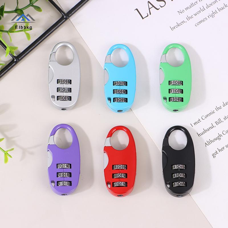 ELBBKG 3 Chữ Số Mật Khẩu Lo Ký Túc Xá Tủ Lo Bapa Dây Kéo Lo Hành Lý Padlo Di Động Mã Lo Mới