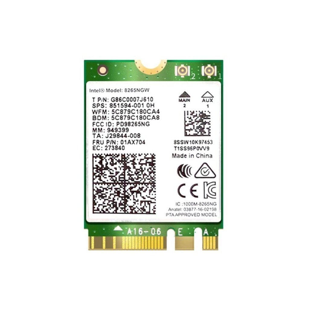 [Huixuan] Intel Original Phiên bản chính thức Ac8265 ax200Wi-Fi6 Card mạng không dây pcie tích hợp B
